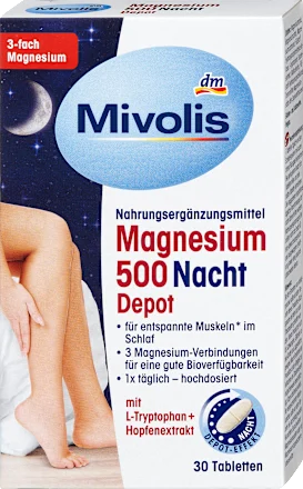 mivolis magnesium 500 nacht depot