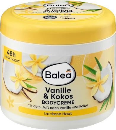 balea vanille and kokos body cream 