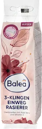 balea 3 klingeneinweg rasierer