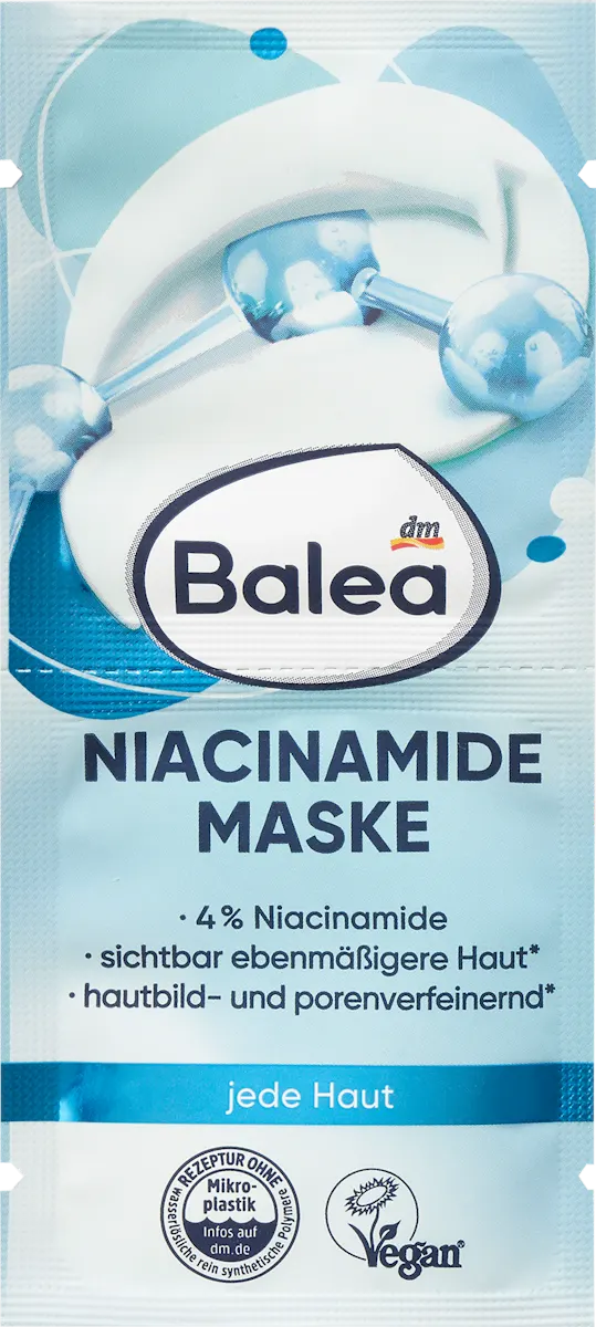 balea niacinamide maske 