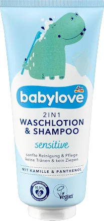 babylove waschlotion and shampoo