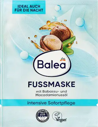 balea fuss maske 