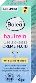 balea hautrein ausgleichendes creme fluid