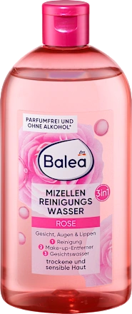 Balea mizellen Reinigungs wasser Rose, 400 ml