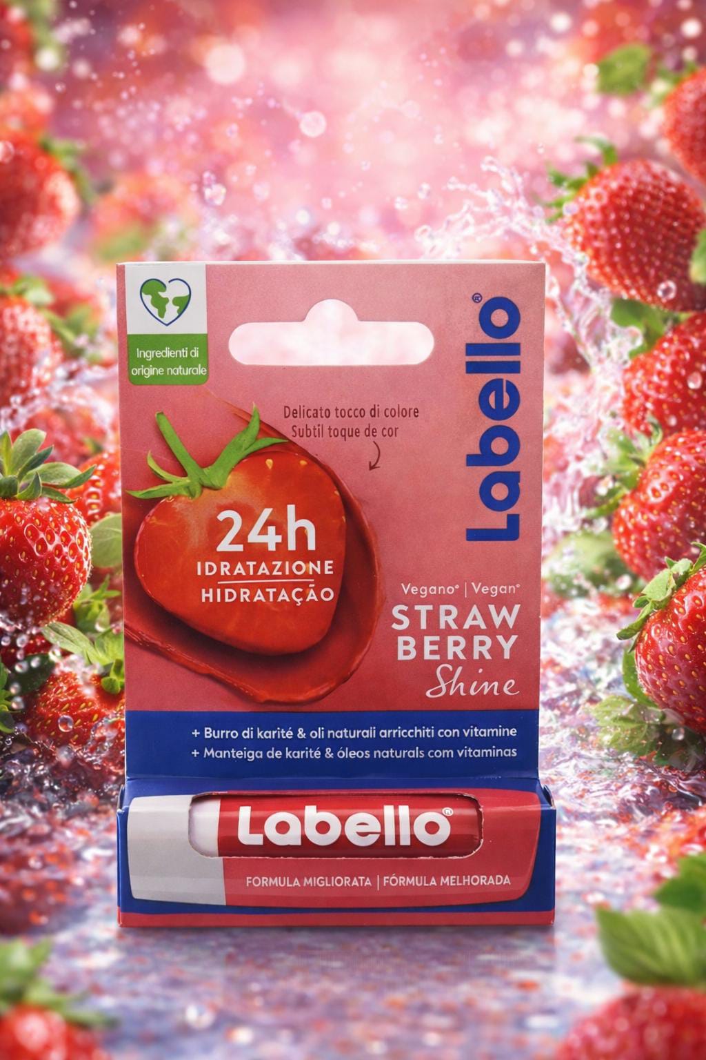 labello lip balm strawberry