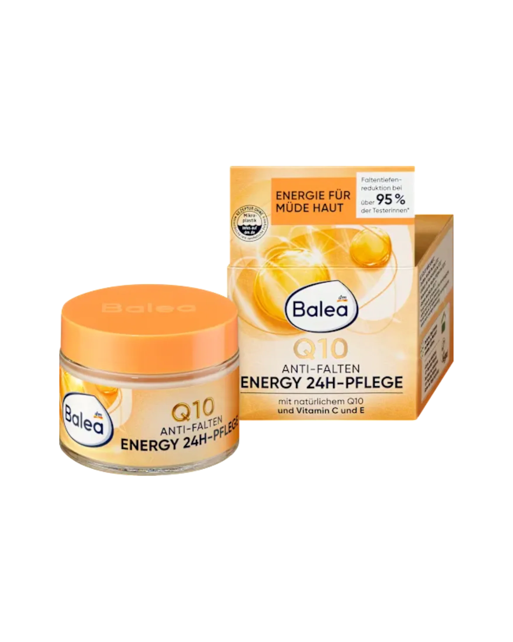Balea Q10 Anti-Wrinkle Energy 24H Care Face Cream, 50 ml