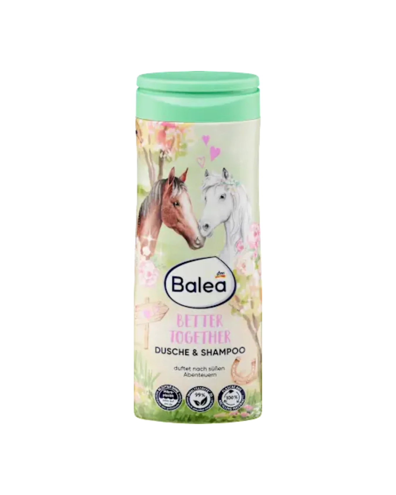 Balea Children's Shower & Shampoo 2-in-1 Better Together, 300 ml