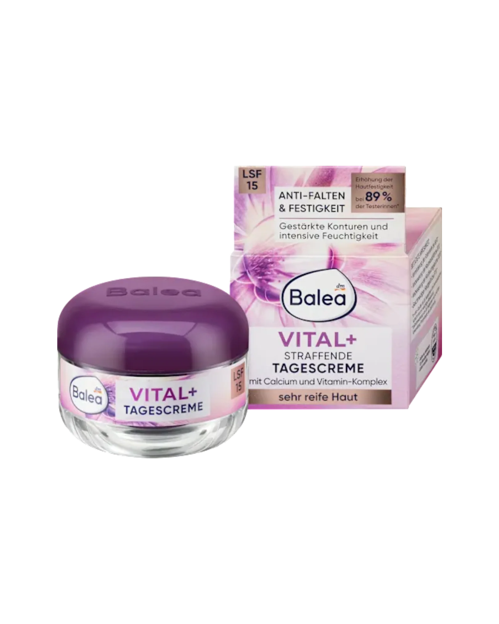 Balea Vital + Firming Facial Cream SPF 15, 50 ml