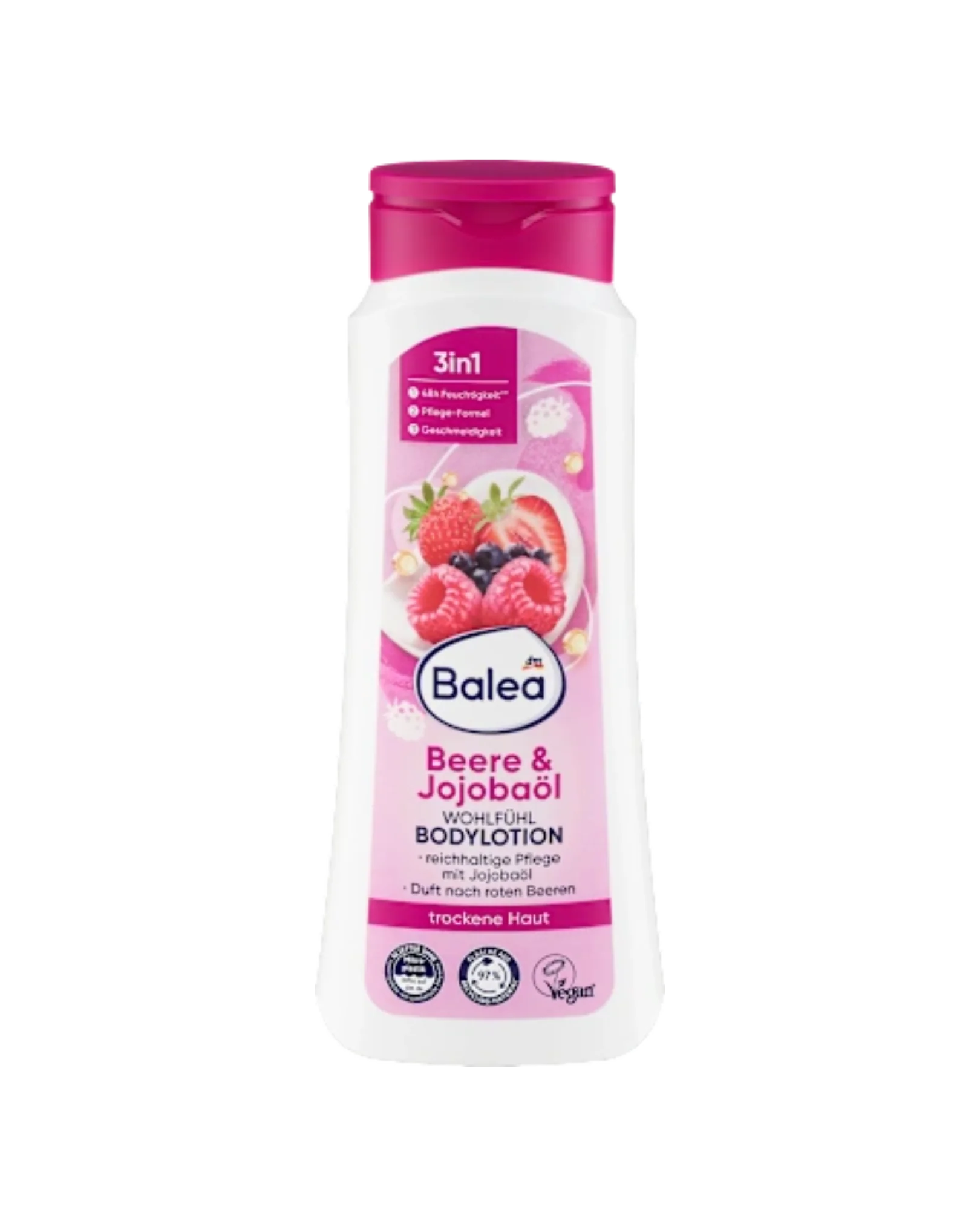 Balea Feel-good body lotion berry & jojoba oil, 400 ml