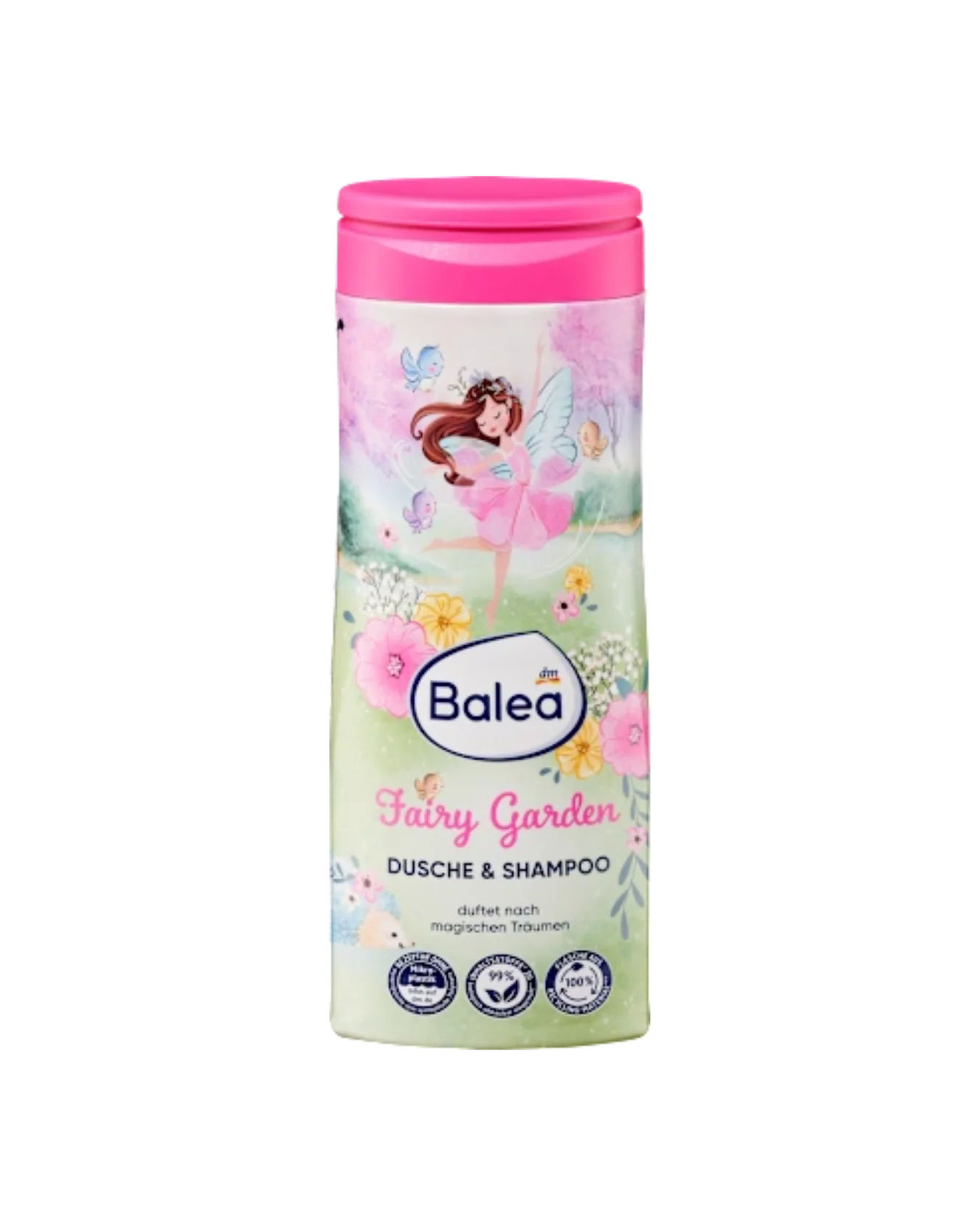 Balea Children's Shower & Shampoo 2in1 Fairy Garden, 300 ml
