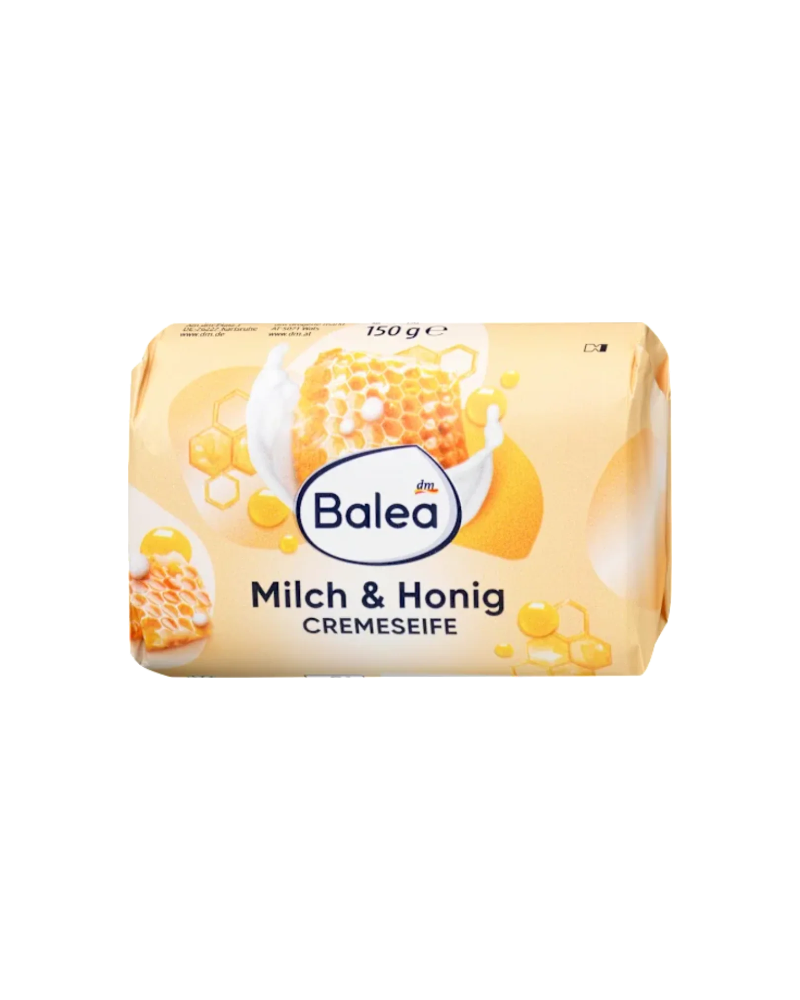 Balea Soap bar, cream soap milk & honey, 150 g