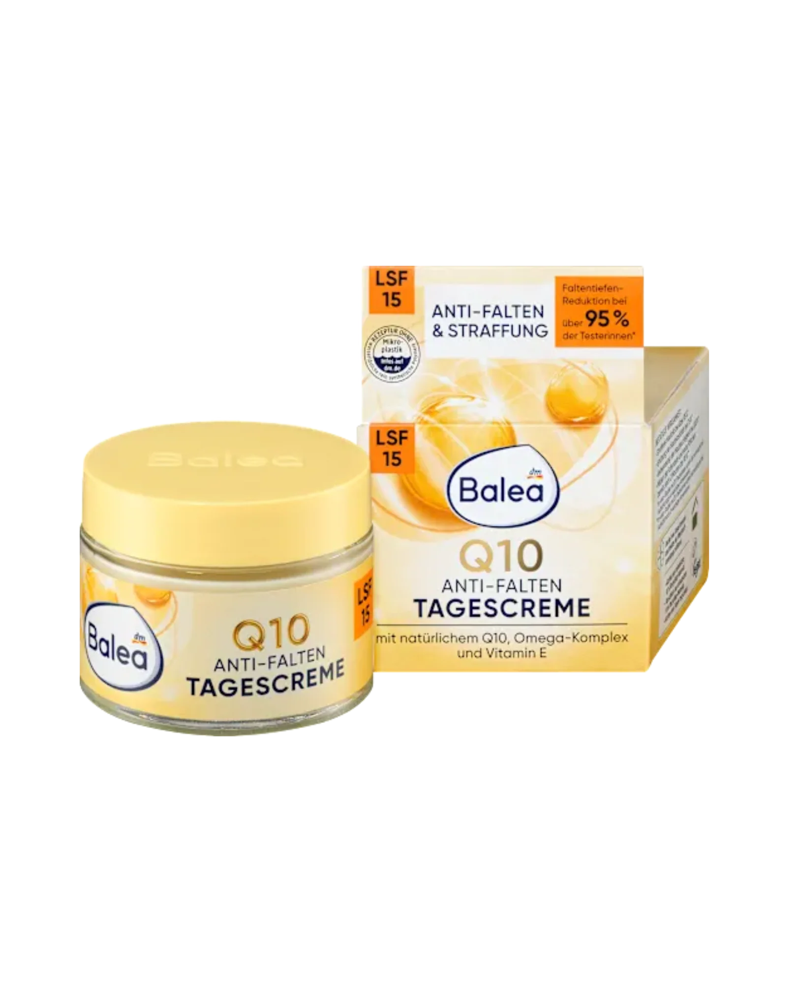 Balea Anti-Wrinkle Face Cream Q10 SPF 15, 50 ml