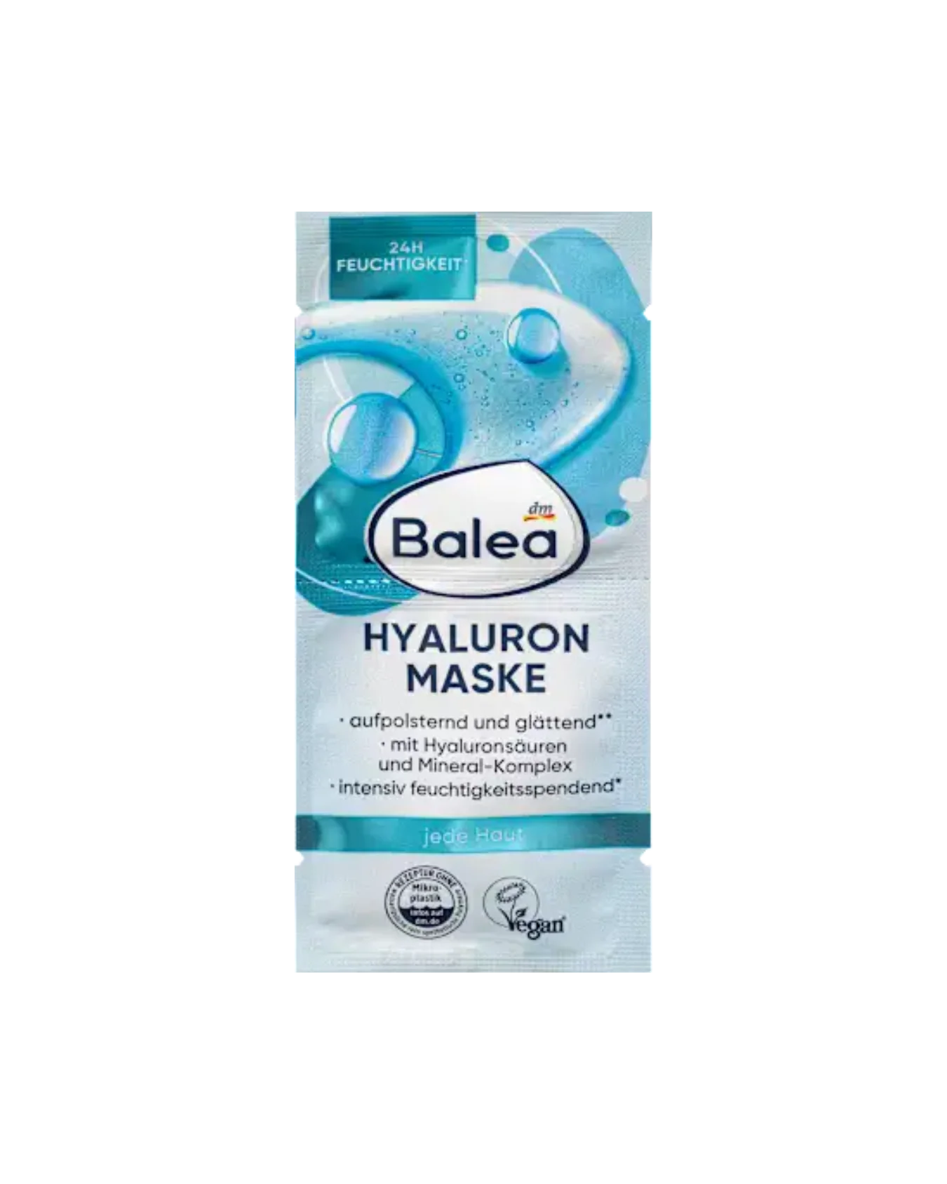 Balea Hyaluronic Acid Face Mask (2x8 ml), 16 ml