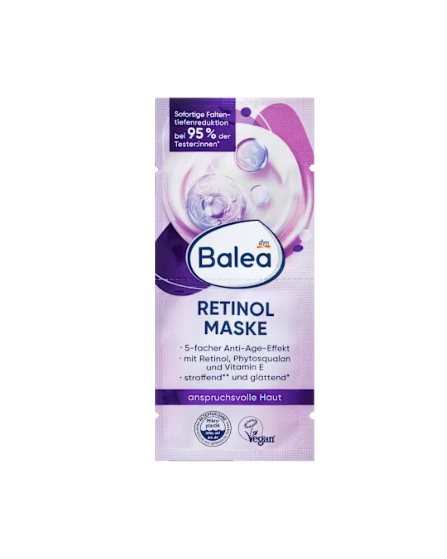 Balea Retinol face mask (2x8 ml), 16 ml