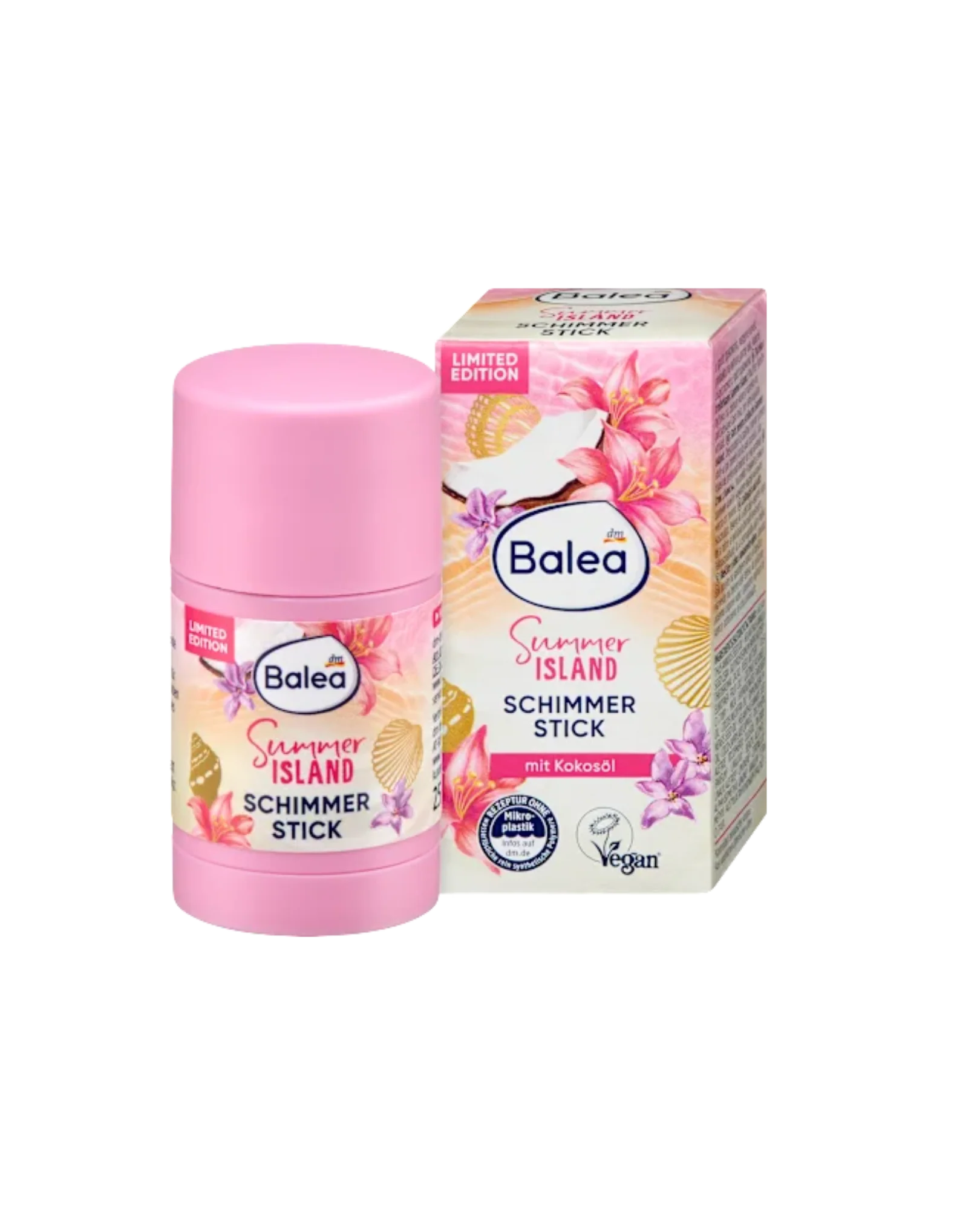 Balea Solid Body Care Shimmer Stick Summer Island, 25 g