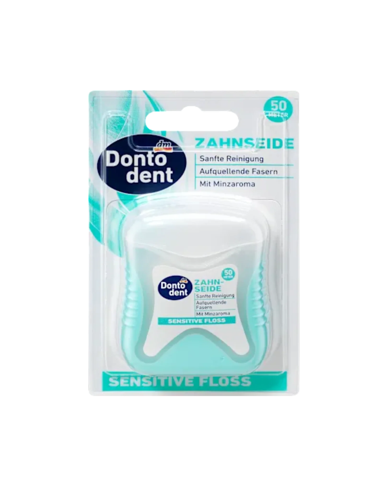 Dontodent Dental floss sensitive floss, 1 piece