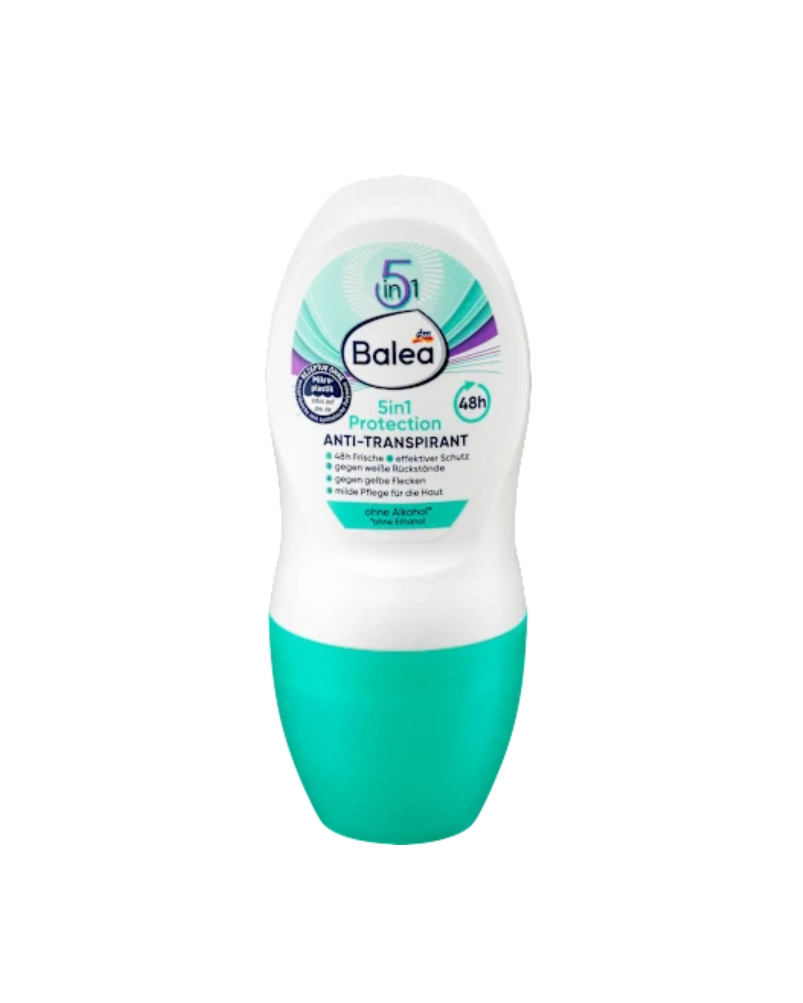Balea Antitranspirant Deo Roll-on 5in1 Protection, 50 ml