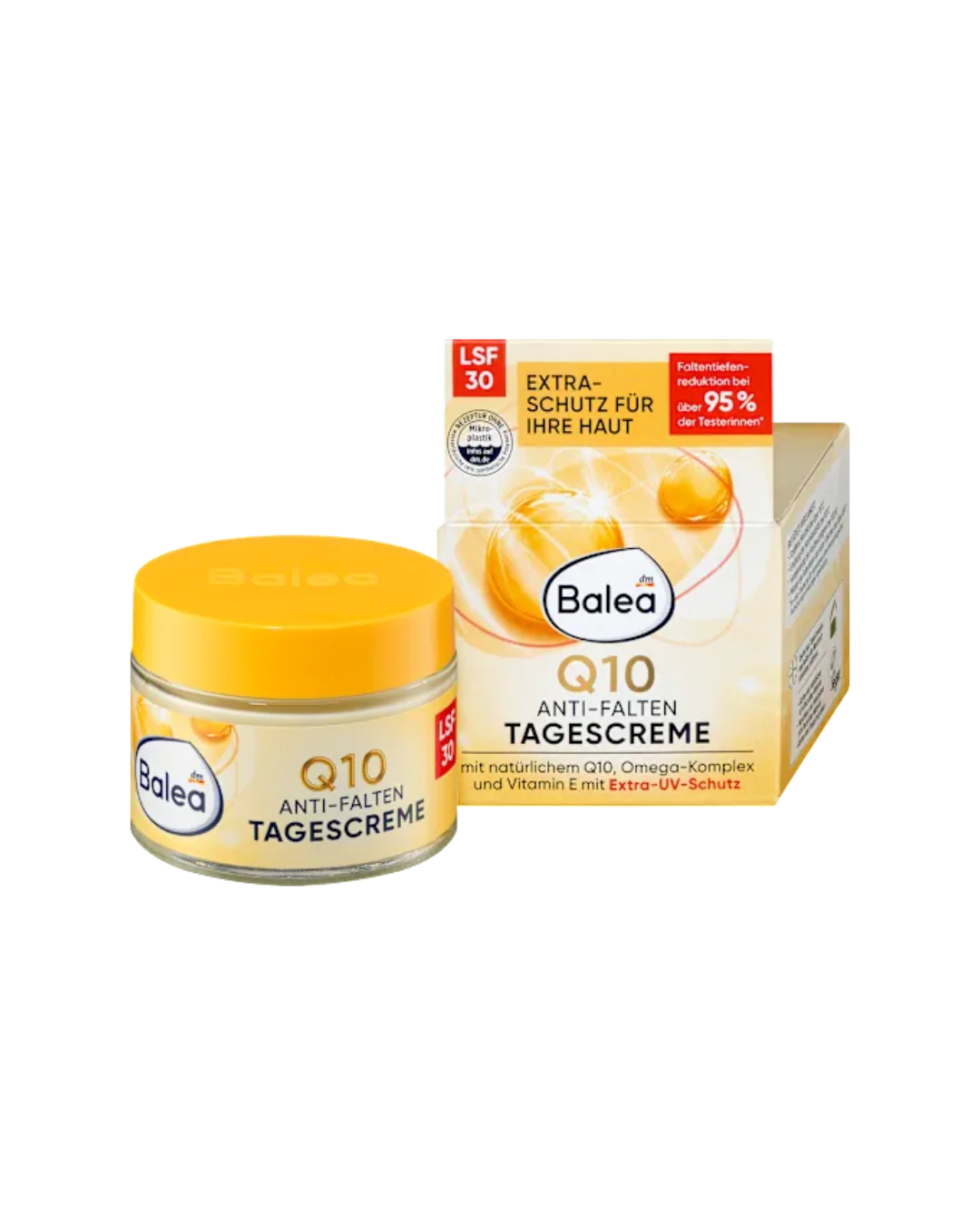 Balea Facial Cream Q10 Anti-Wrinkle Protective Day Cream SPF 30, 50 ml